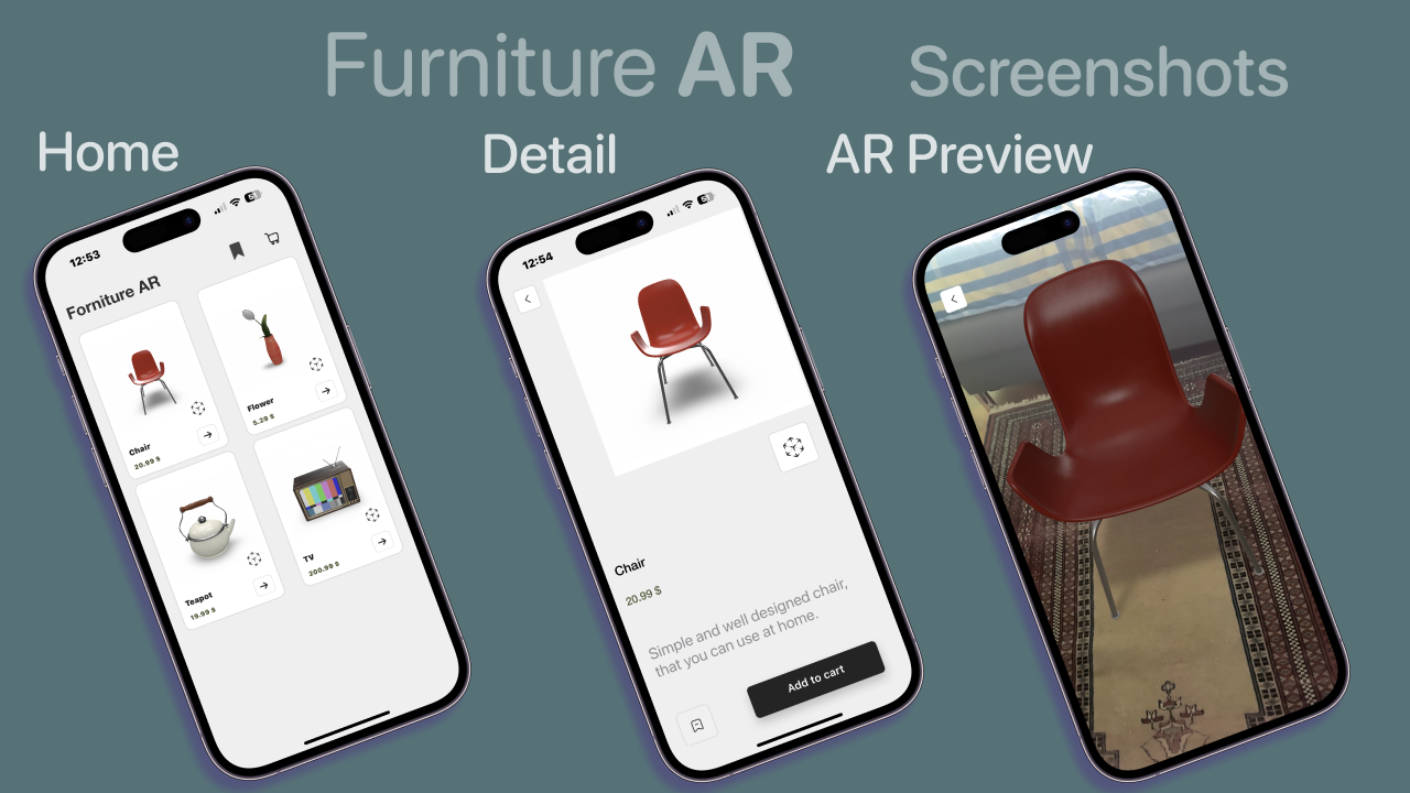 Forniture AR: Augmented Reality Furniture Shopping for iOS with ARKit